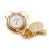 Initial Gold Pacifier & Pacifier Clip - Babystyle™