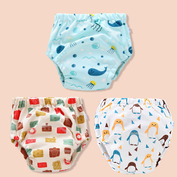Learning fabric diaper Washable and waterproof raincoat - CulotteMagic™