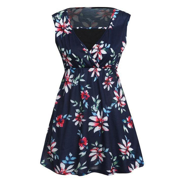 Robe de grossesse à imprimé floral - Mon Petit Ange