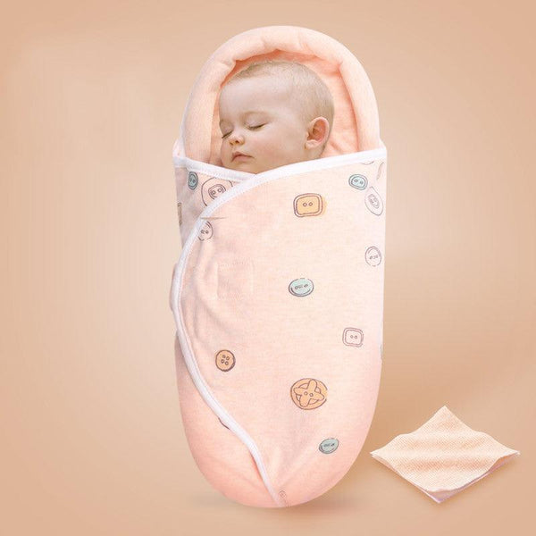 Sac de couchage orange pour emmailloter bébé