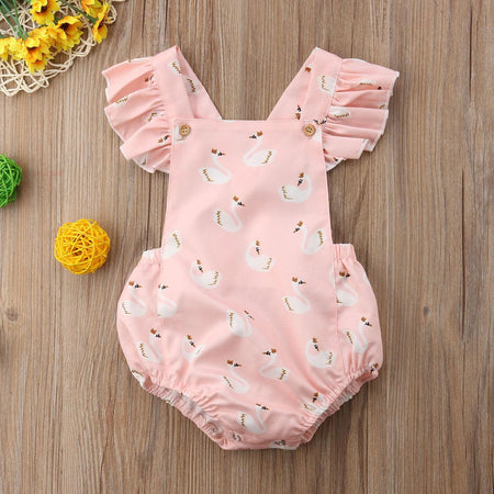 Combinaison robe motif cygne - Mon Petit Ange