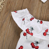 Ensemble body et bandeau aux motifs cerise - Mon Petit Ange