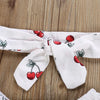 Ensemble body et bandeau aux motifs cerise - Mon Petit Ange