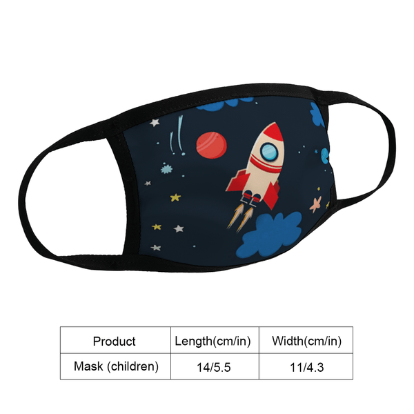 Masque de protection "Rocket" réutilisable pour enfant de plus de 2 ans - Mon Petit Ange