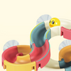 Funwater™ - jouet de bain enfants et bébé - Tobogan amusant de bain & douche