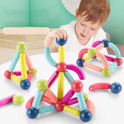 Montessori magnetic construction block game - Magnetoy™