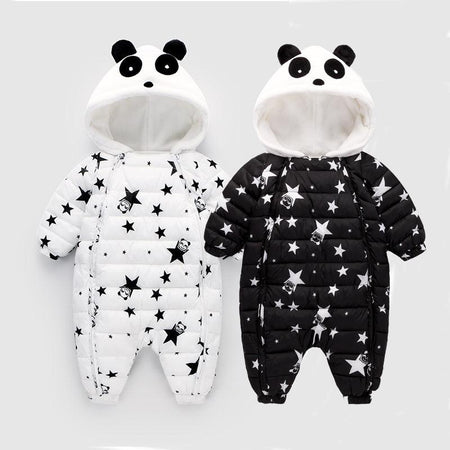 Combinaison enfant - doudoune panda étoilé - Mon Petit Ange