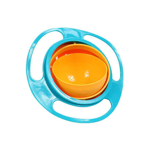 Bol de nourriture anti renversement pour bébé bleu
