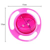 Bol de nourriture anti renversement pour bébé rose avec dimensions
