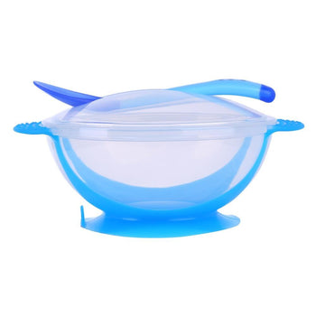 Bol ventouse pour enfant bleu