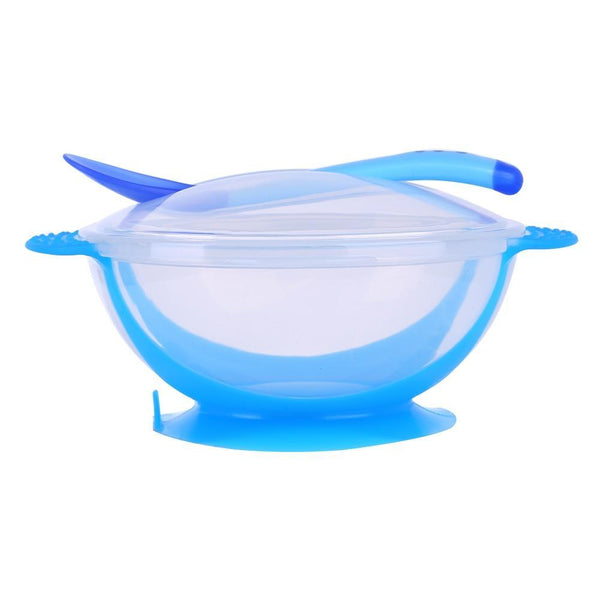 Bol ventouse pour enfant bleu