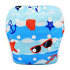 Couche de natation pour enfant avec motif plage et lunette de soleil