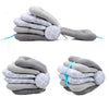 Coussin d'allaitement formé de plusieurs couches pour positionner bébé de faon optimale au niveau du sein de maman