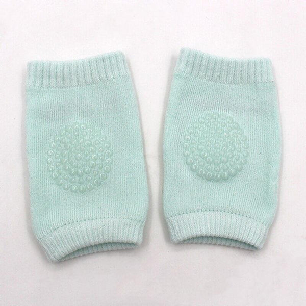 Genouillères en coton vert pour enfant