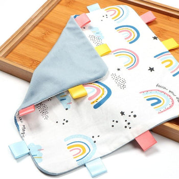 Serviette doudou pour bébé - Mon Petit Ange