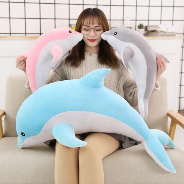 Grande peluche de dauphin pour enfant - Mon Petit Ange