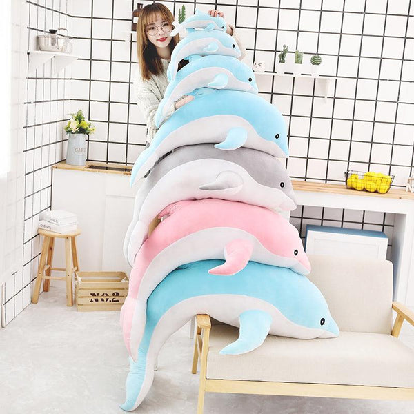 Grande peluche de dauphin pour enfant - Mon Petit Ange