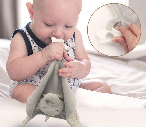 Doudou avec animaux en peluche pour bébé - Mon Petit Ange