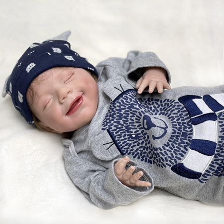 Bébé reborn garçon avec les yeux fermés - Jules - Mon Petit Ange