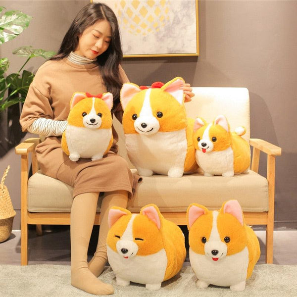 Peluche adorable chien Corgi pour enfant - Mon Petit Ange