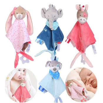 Doudou avec animaux en peluche pour bébé - Mon Petit Ange