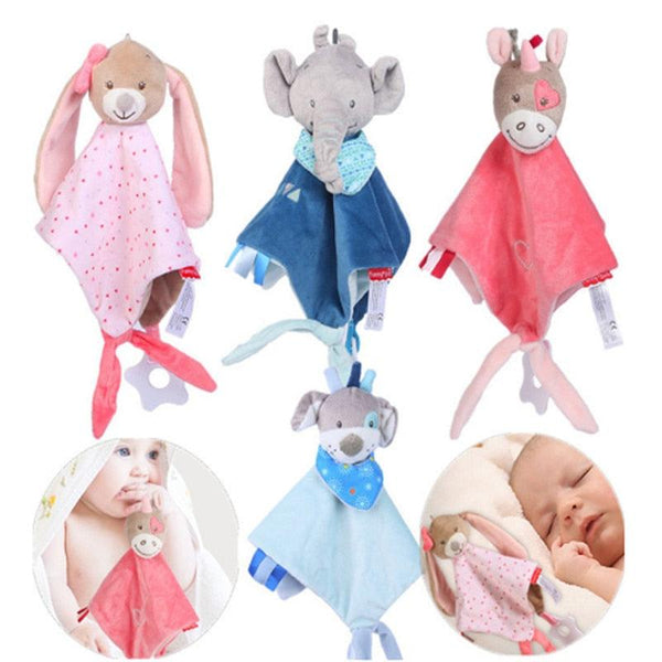 Doudou avec animaux en peluche pour bébé - Mon Petit Ange