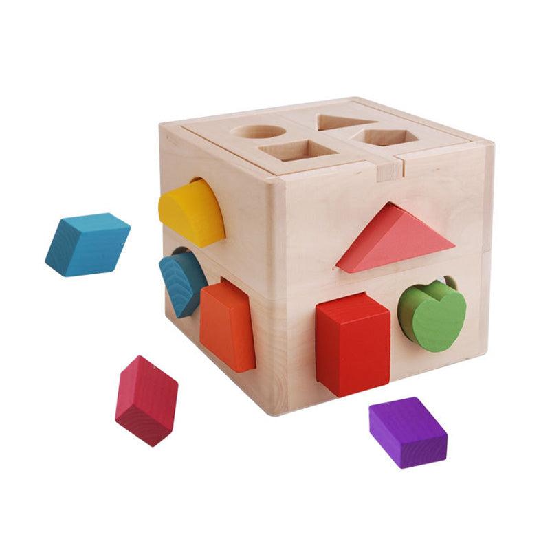 Jouet éducatif cube en bois Montessori – Mon Petit Ange
