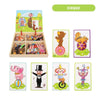 Jouet educatif puzzle en bois montessori pour enfant modele cirque