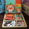 Jouet educatif puzzle en bois montessori pour enfant