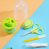 Kit de soin pour bébé avec le détail des équipements