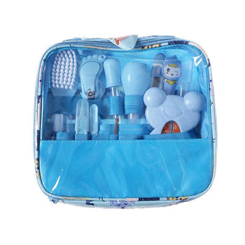 Kit de soin tout en un bleu pour bébé