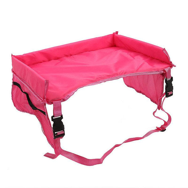 Plateau de voyage rose pour enfant