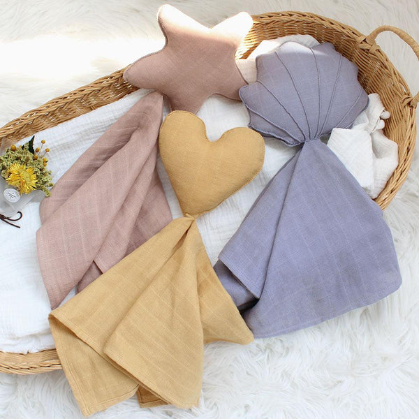 Serviette doudou adorable pour nouveau-né - Mon Petit Ange