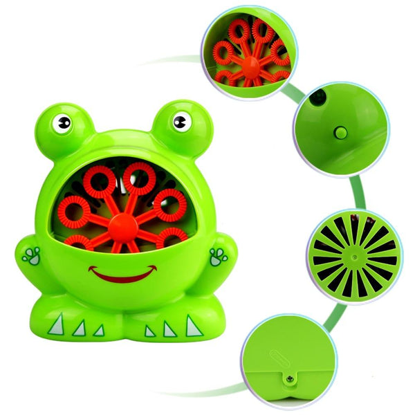 Machine à Bulles de Savon en forme de grenouille - Mon Petit Ange
