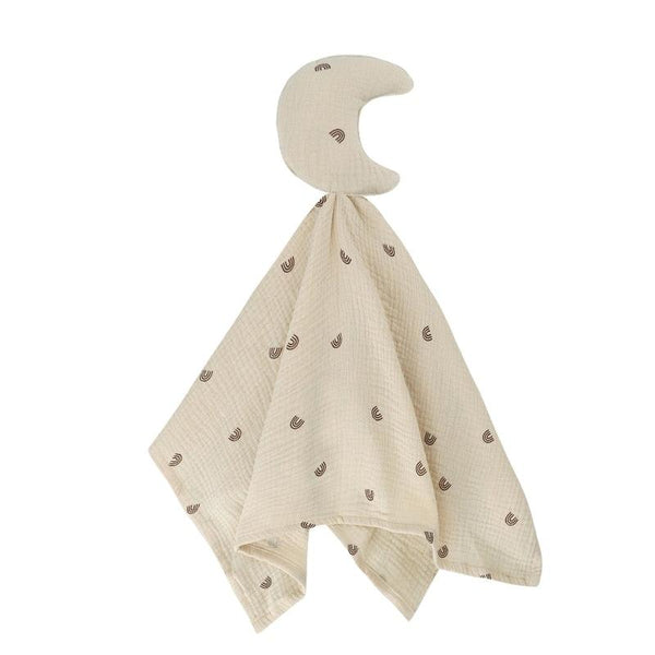 Doudou pour bébé en forme de lune et étoile - Mon Petit Ange