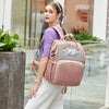 Sac de maternité pour maman photo modèle avec sac rose et gris