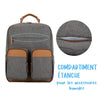 Sac a dos de maternité pour les parents avec compartiment étanche