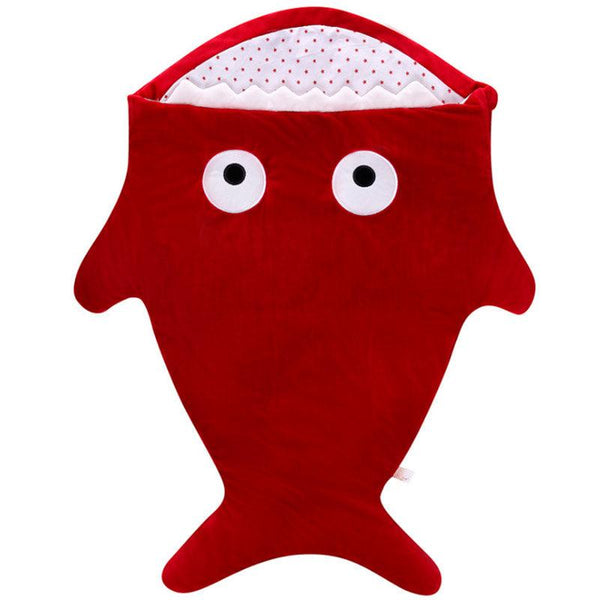 Sac de couchage en forme de requin rouge pour tenir chaud bébé