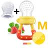 Sucette à fruit pour bébé jaune moyenne