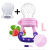 Sucette à fruit pour bébé rose grande