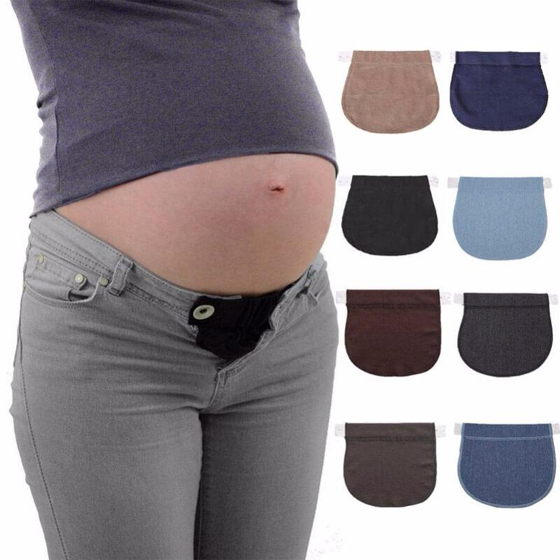 CRLLDPM 2 Pcs Extension Pantalon de Maternité Réglable Élastique