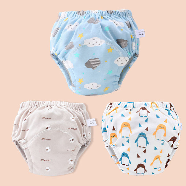 Learning fabric diaper Washable and waterproof raincoat - CulotteMagic™
