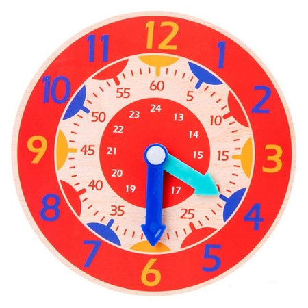 Horloge en Bois Montessori - Mon Petit Ange