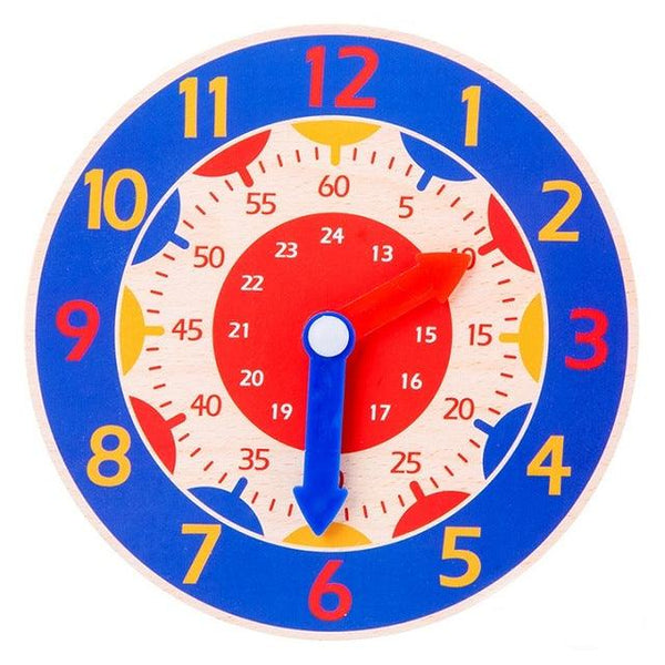 Horloge en Bois Montessori - Mon Petit Ange