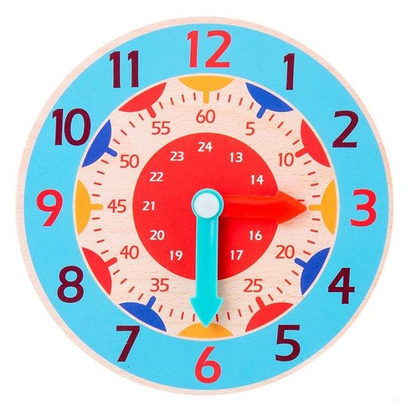 Horloge en Bois Montessori - Mon Petit Ange