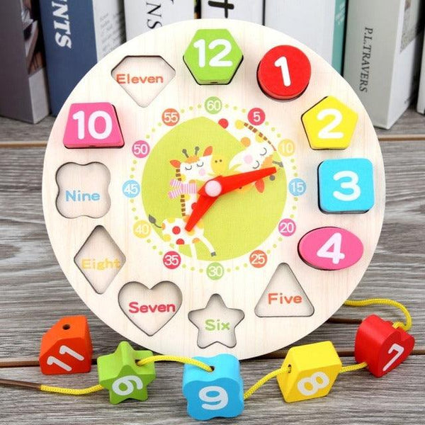 Horloge Puzzle montessori en Bois - Mon Petit Ange