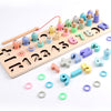 Puzzle éducatif en bois Montessori pour enfant - Mon Petit Ange