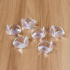 Sécurité bébé pour coin de meuble en silicone transparent