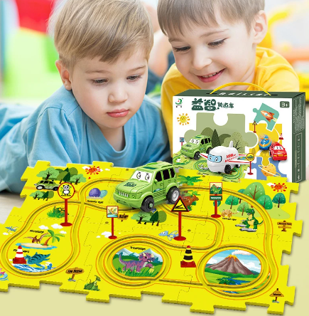 Puzzle circuit de voiture pour enfant / PuzzleCircuitÉducatif™ – Mon Petit  Ange