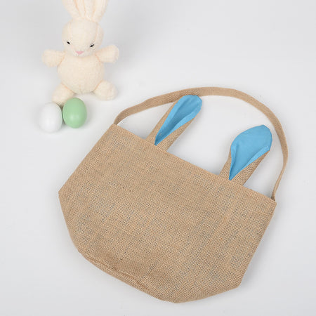 Rabbit Ear Jute Easter Basket